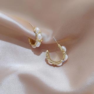 Bông Tai Đính Ngọc Trai Xinh Xắn Theo Phong Cách Hàn Quốc