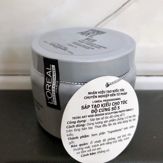 Sáp tạo kiểu Loreal Tecni Art Web Design Sculpting Paste 150ml, độ cứng 5