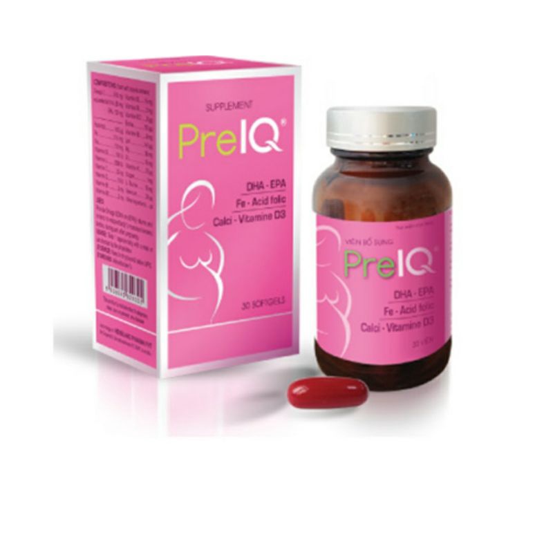 Pre iq  viên bổ cho bà bầu chăm sóc thai