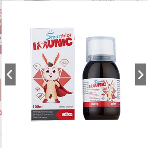 Smartbibi Imunic hỗ trợ tăng cường sức đề kháng cho trẻ 100ml - TP152