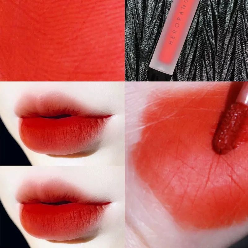 Set Son Kem Lì 3 cây HERORANGE Fluffy Lip Glaze | Thế Giới Skin Care