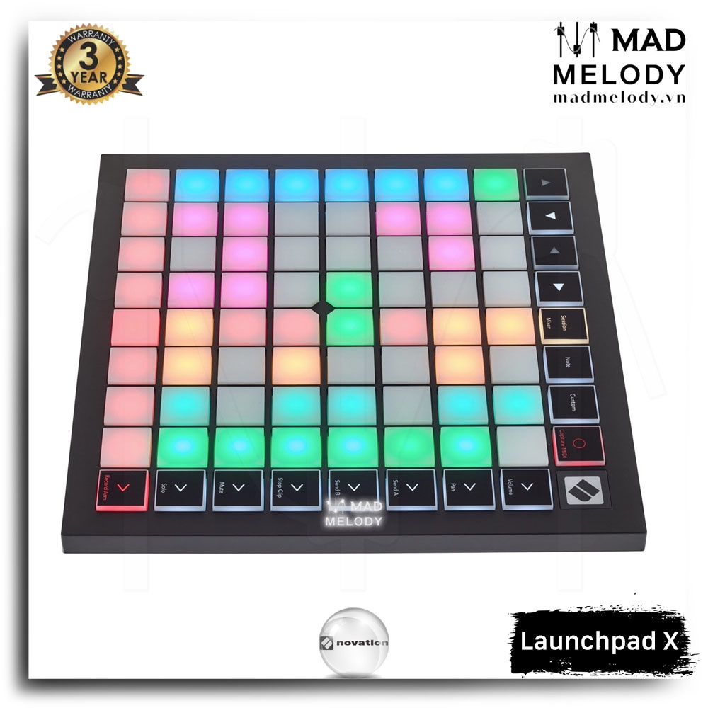 Novation Launchpad X Grid Controller for Ableton Live [bàn làm nhạc/chơi nhạc điện tử, NEW & chính hãng]