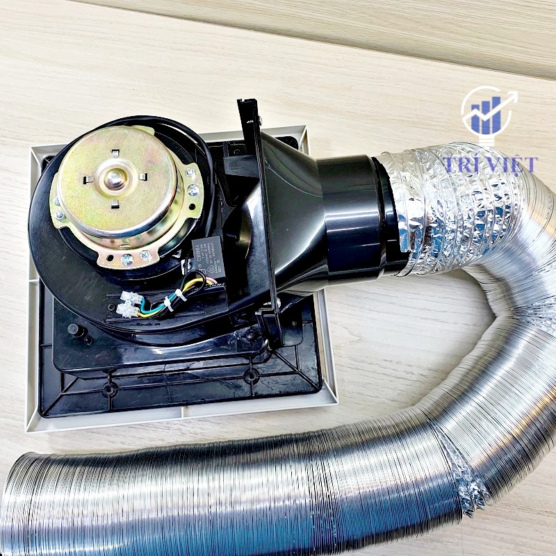 ⊙Quạt Hút Thông Gió Âm Trần ASIA V04001 45W - mùi bếp nhà về sinh có đi ống bạc kèm phi 100