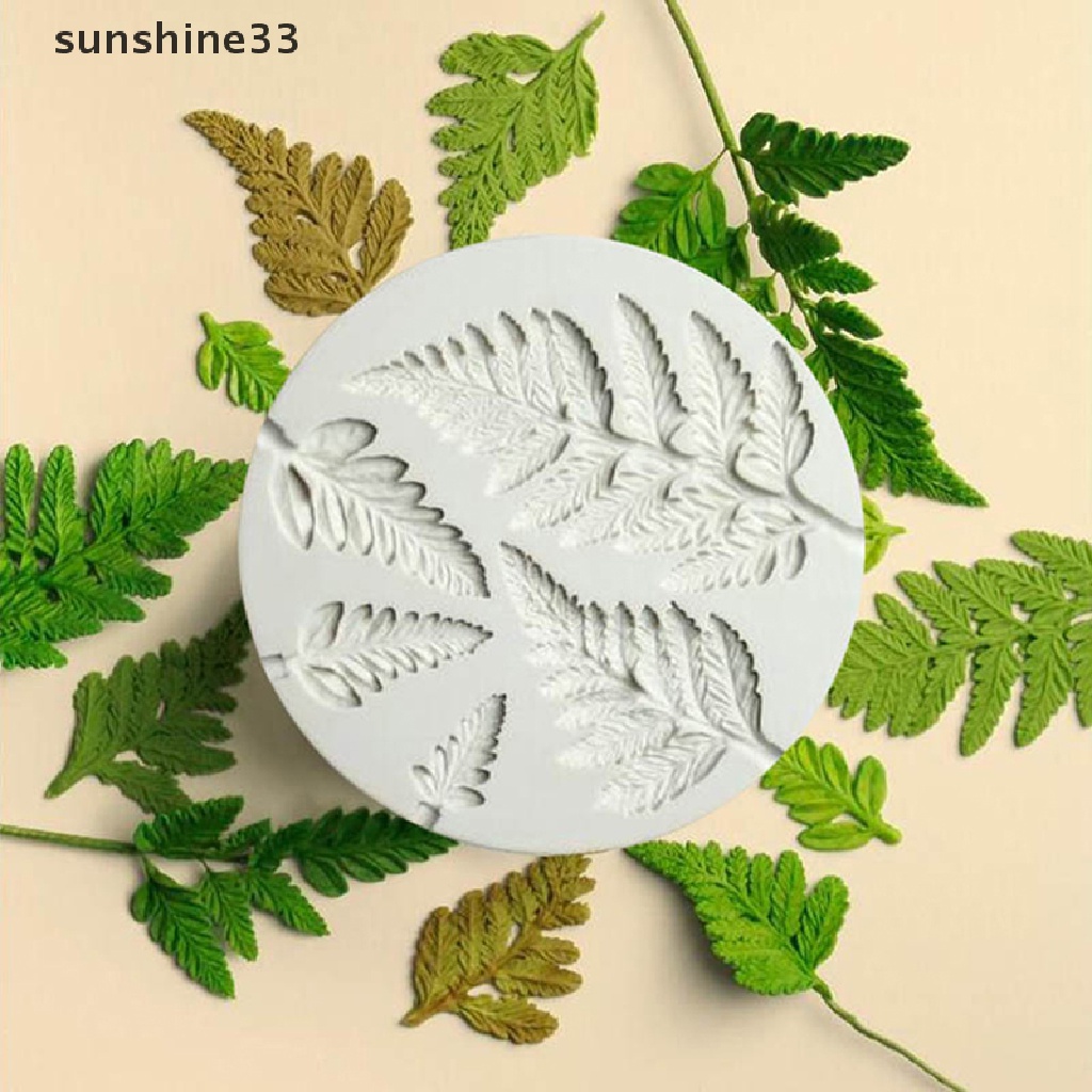 SU Leaf silicone mold fondant mold cake decorating tools chocolate gumpaste mold n