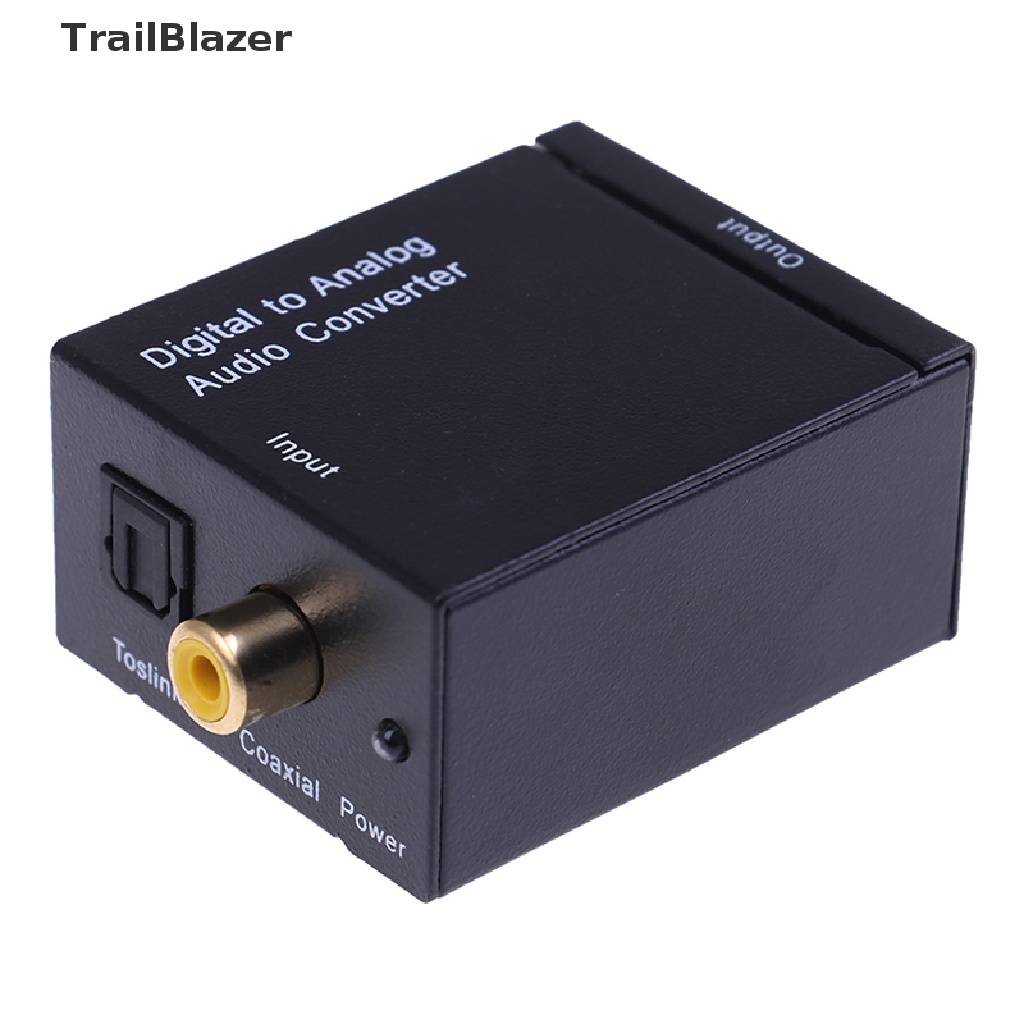 Tbvn Optical coaxial toslink digital to analog audio converter adapter RCA L/R Jelly