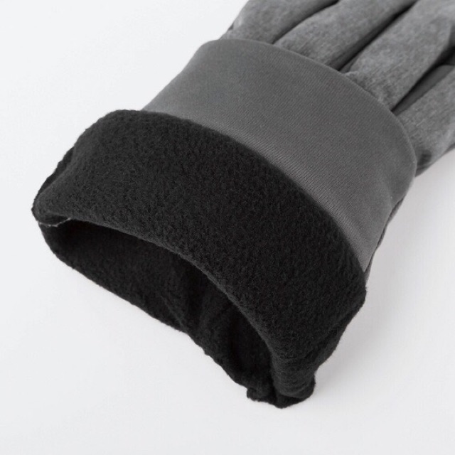 Găng tay Heattech giữ ấm cản gió lót nỉ size M/L