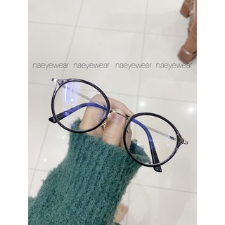 Kính gọng bầu mix kim loại quai dẹt🖤