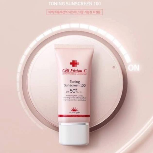 Kem chống nắng Toning Suncreen SPF50+ Cell Fusion C