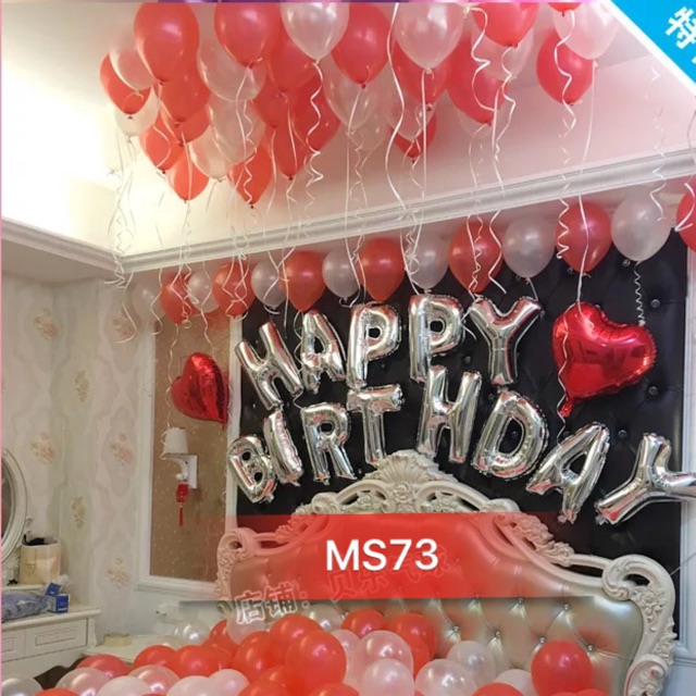 SET BÓNG SINH NHẬT TÌNH YÊU SIÊU LÃNG MẠN (MS73)