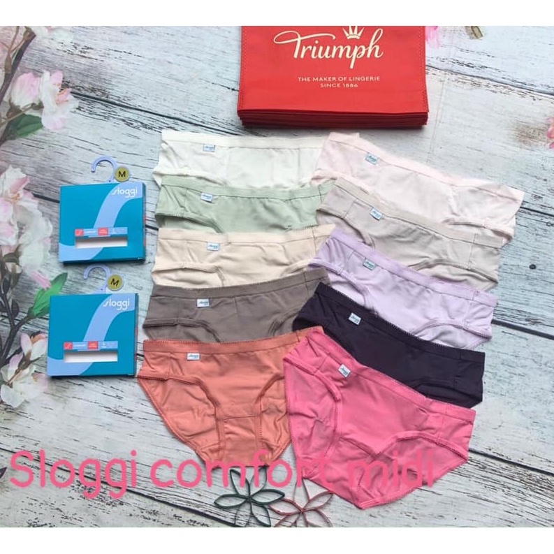 Quần lót nữ Triumph Sloggi midi dáng lưng vừa nhiều màu