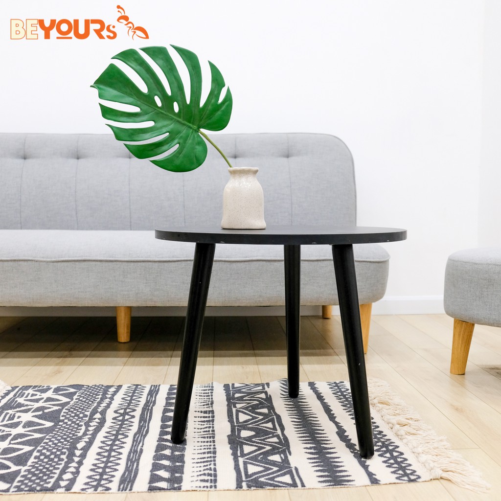 Bàn trà bàn sofa BEYOURs Bee Table mặt bàn đường kính 60 cm, gỗ MFC phủ melamine (2 màu: gỗ, trắng)