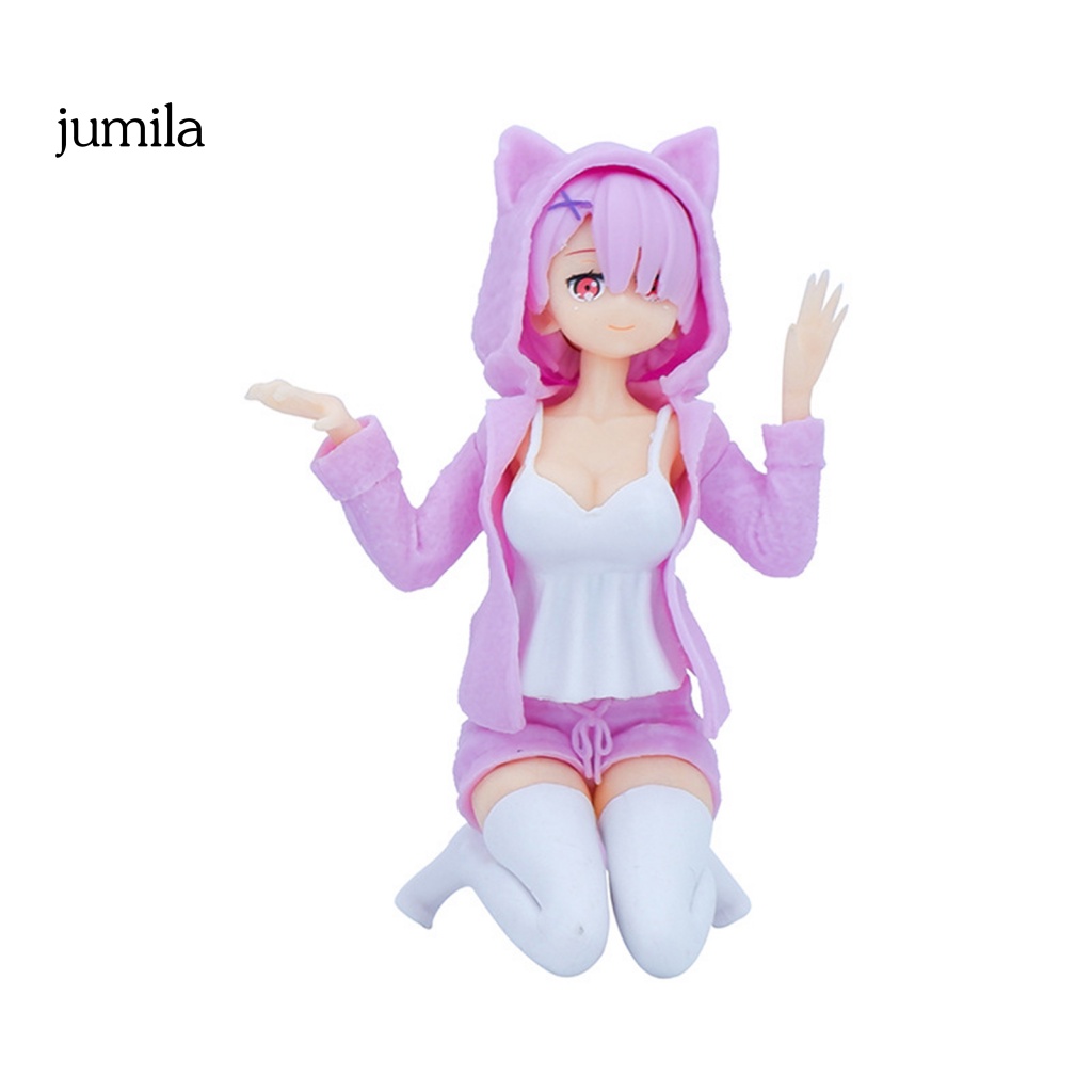 [JU] Mô Hình Nhân Vật Anime Rem Nhiều Màu Đầu Gối Để Sưu Tầm Tư Thế Hobby