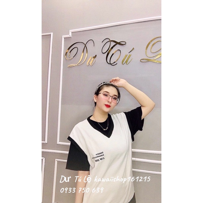 Áo gile thêu chữ oversize form rộng clip ảnh thật DTL | BigBuy360 - bigbuy360.vn