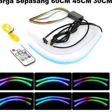 (Hàng Mới Về) Thanh Đèn Led 6.6 > 30cm 45cm 60cm Rgb Sein Chạy Đường Phố 30 45 60 cm