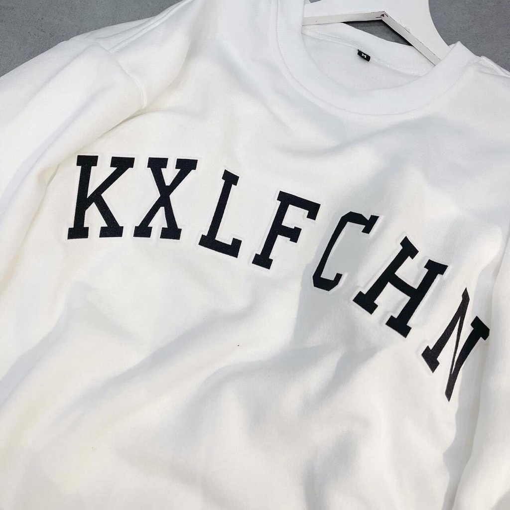 [Có Video + Ảnh Thật] Áo Sweater Unisex Nam Nữ Trắng Basic Dễ Phối Đồ Lên Form Siêu Đỉnh Chất Nỉ Dày Dặn - Chuu House