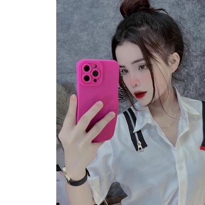 Áo Sơ Mi Cộc Tay Khoá kéo 2 vai Nam Nữ