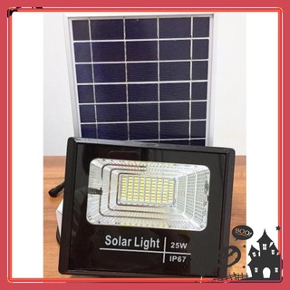 Đèn led năng lượng mặt trời☔FREESHIP☔Đèn led pha năng lượng mặt trời 25w