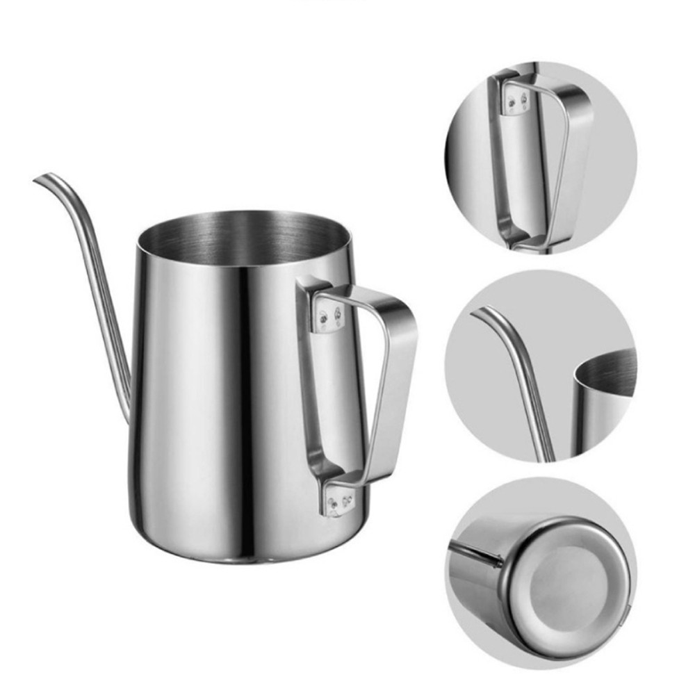 Ấm pha cafe cổ ngỗng 350ml chất liệu Inox 304 cao cấp