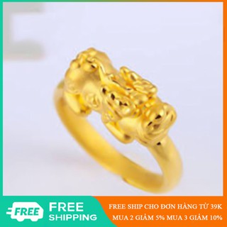 Nhẫn tỳ hưu vàng rồng bay phượng múa