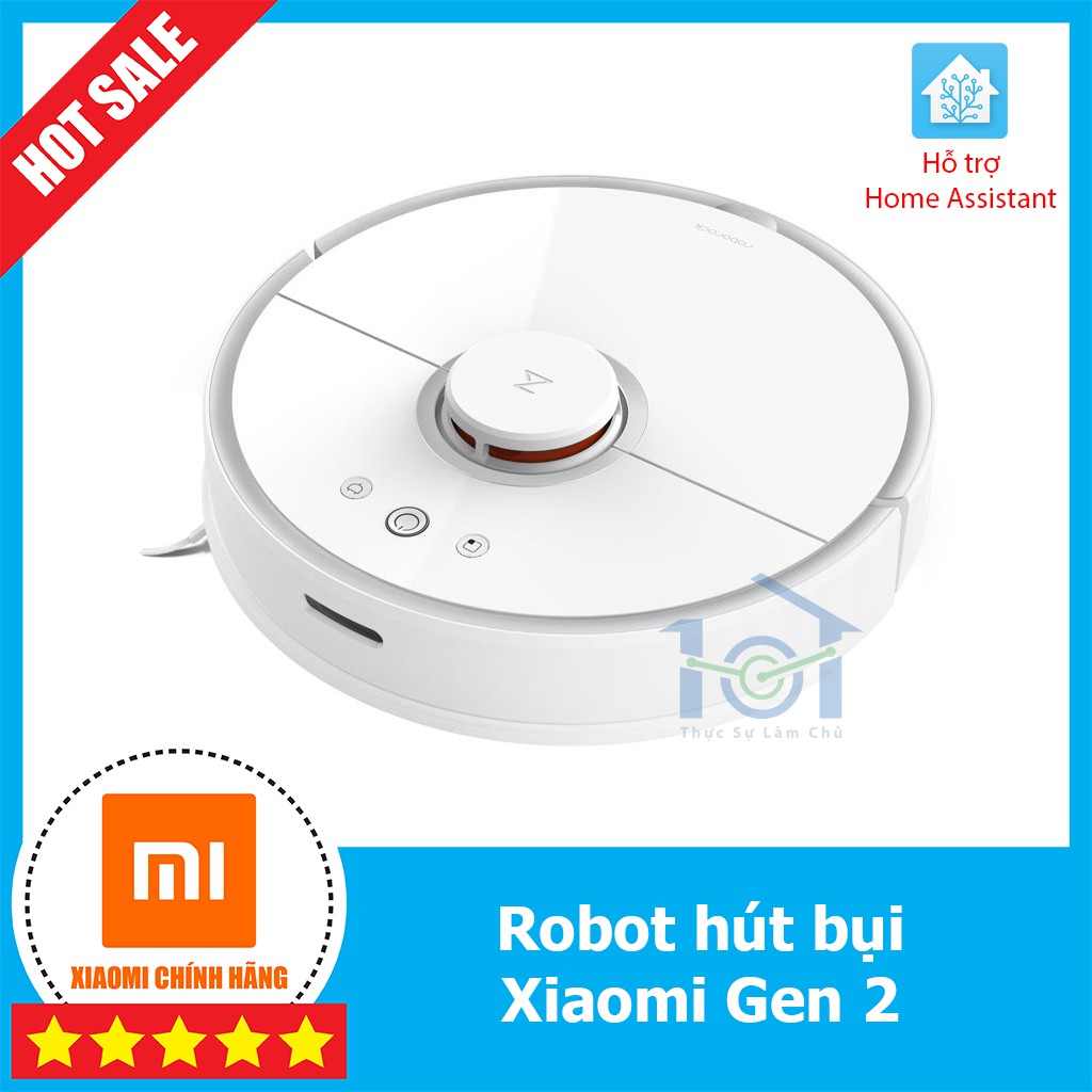 Robot Hút Bụi Thông Minh Xiaomi Roborock Gen 2 - Hỗ trợ Google Assistant