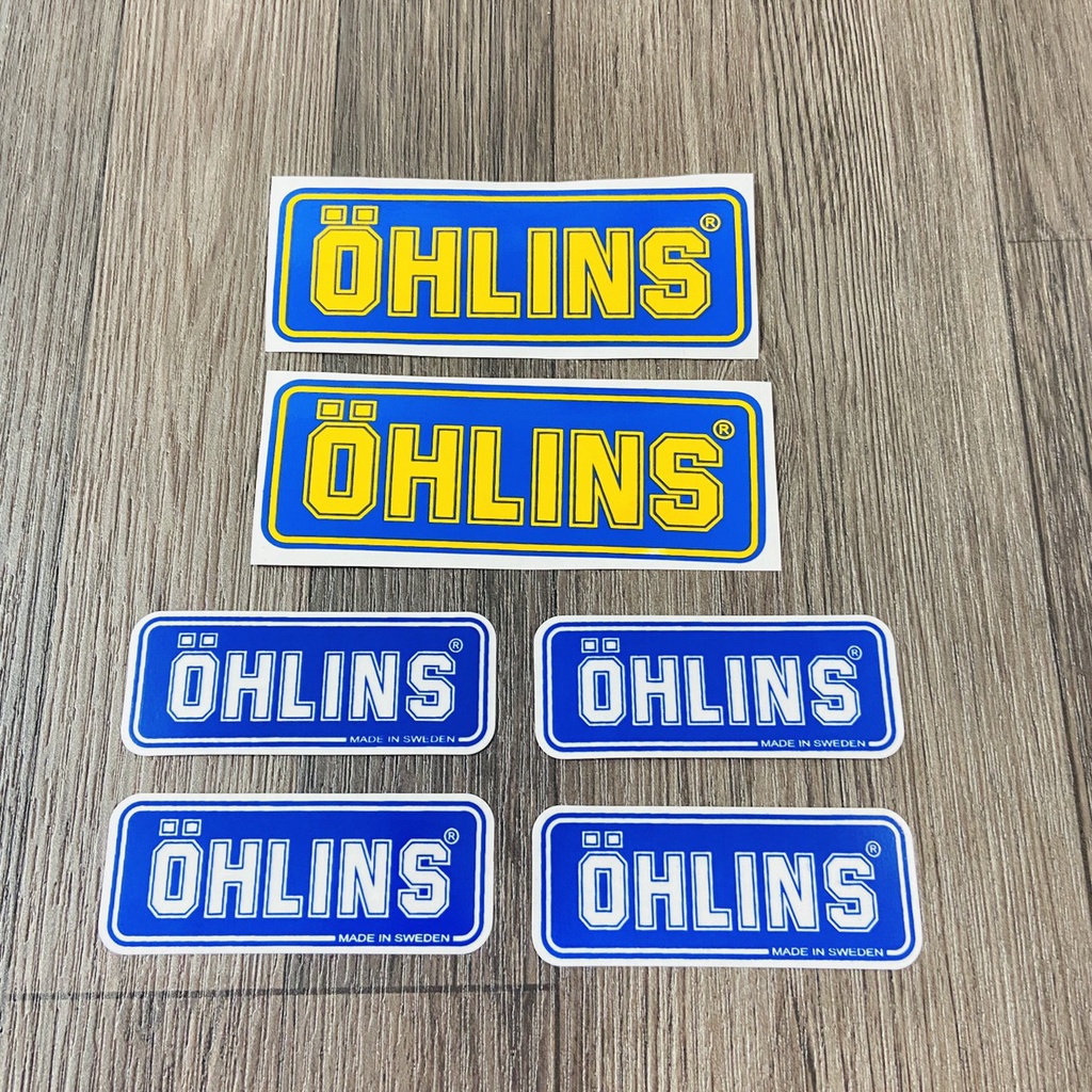 (1 TEM) TEM KÉO LỤA MẪU OHLINSS TRANG TRÍ XE SIÊU CHẤT