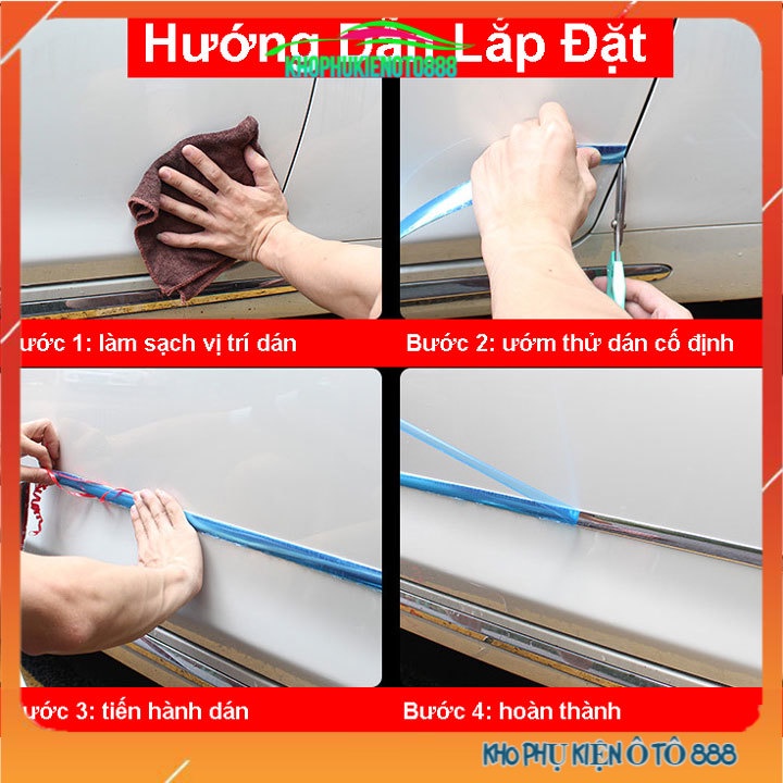 Cuộn chỉ nẹp mạ crom đủ cỡ 6/8/10/12/15/18/20/25mm trang trí bảo vệ chống ồn ô tô cửa sổ