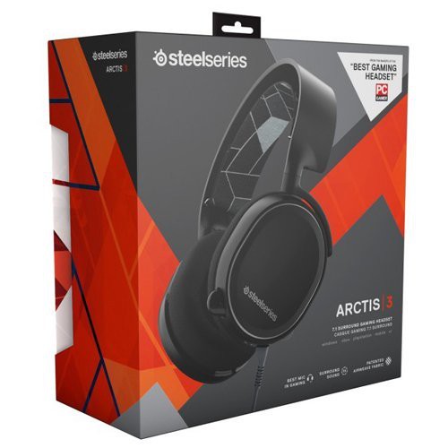 TAI NGHE GAMING SteelSeries Arctis 3 Black (61503) NEW BH 12TH