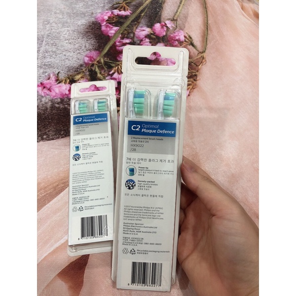 Đầu bàn chải điện Philips Sonicare C2 hộp 2 đầu