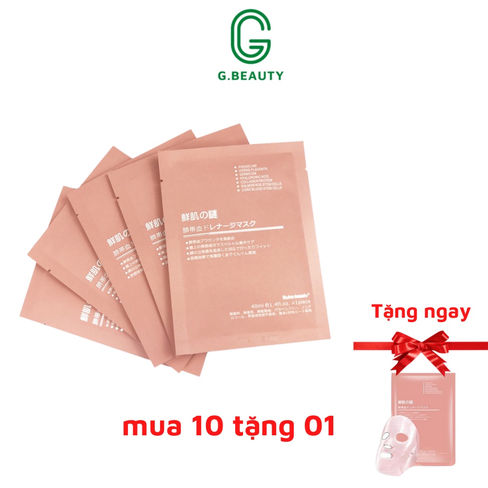 Mặt nạ nhau thai cừu dưỡng trắng da dưỡng ẩm giảm mụn chống lão hóa giảm mụn hiệu quả