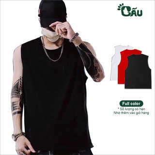 Áo thun ba lỗ Gấu 194 vait coton mềm mịn, co dãn, thấm hút mồ hôi - form reguler