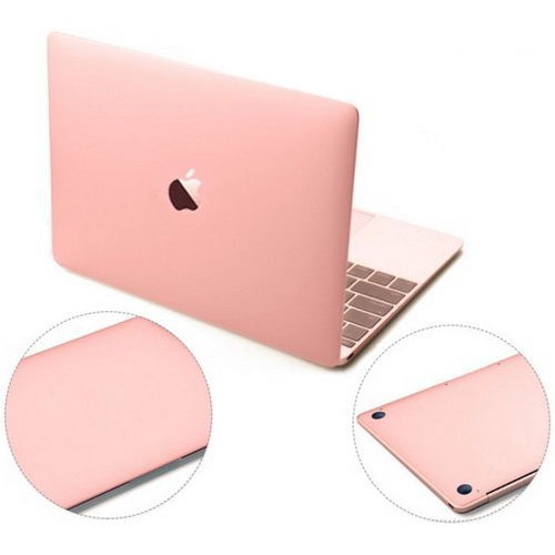 Bộ Dán Macbook Màu Rose Gold 4in1 Chính Hãng JRC