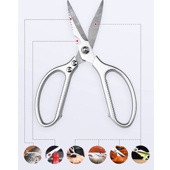 Kéo Cắt Gà Kéo Nhật Làm Bếp Đa Năng (LOẠI 1)