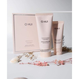 Bộ Sữa Rửa Mặt Cấp Ẩm Sáng Da O HUI Miracle Moisture Cleansing Foam Special Set