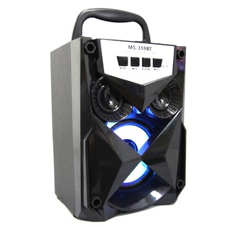 Loa gỗ bluetooth xách tay ms-359bt