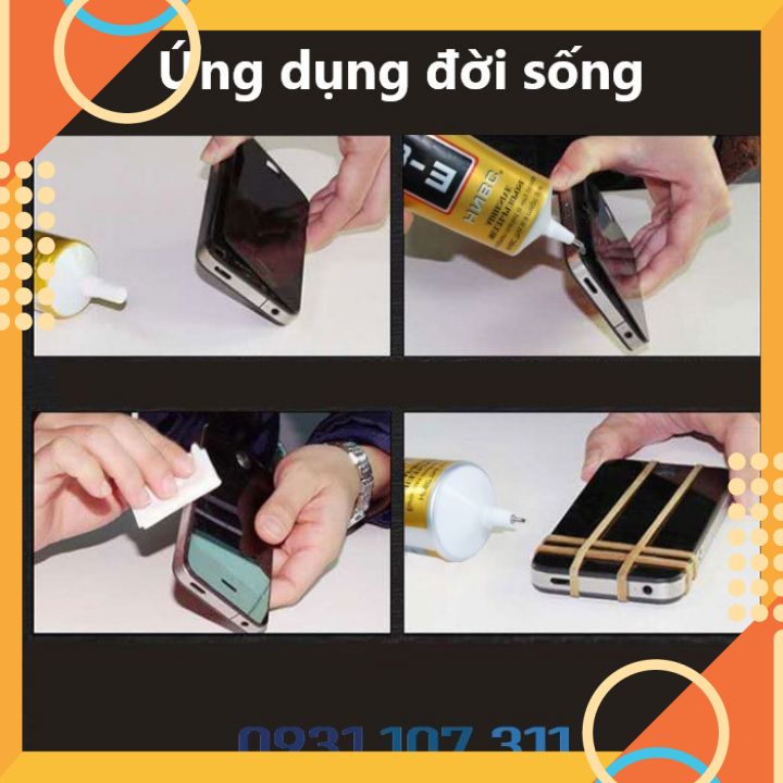 Keo dán đá, kim cương trang sức E-8000, Keo dán ron, keo dán màn hình, kính,linh kiện điện thoại và các chi tiết nhỏ.