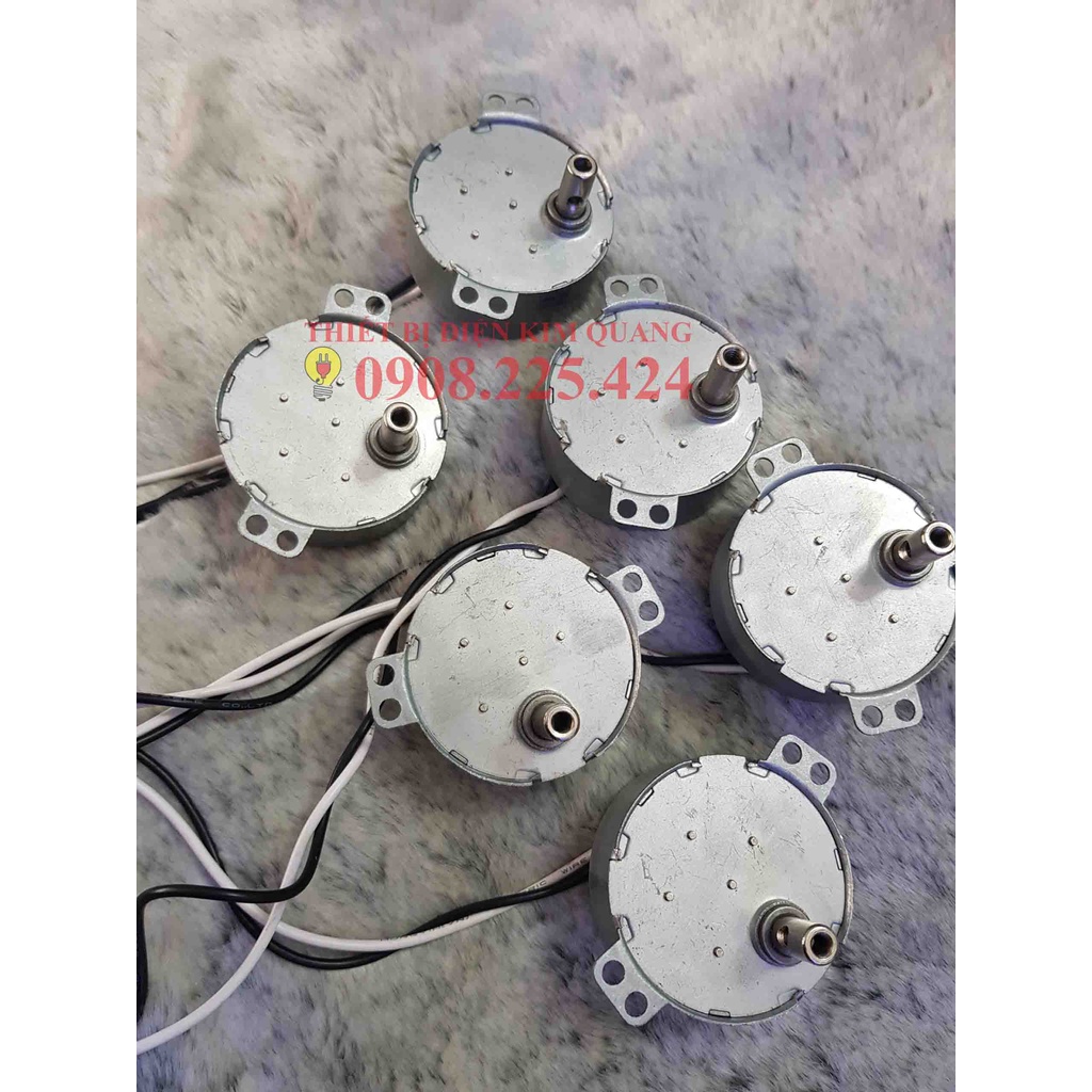 Nhông điện có lỗ zen 220V-DK 48mm-túp năng điện hào quang mô tơ đảo