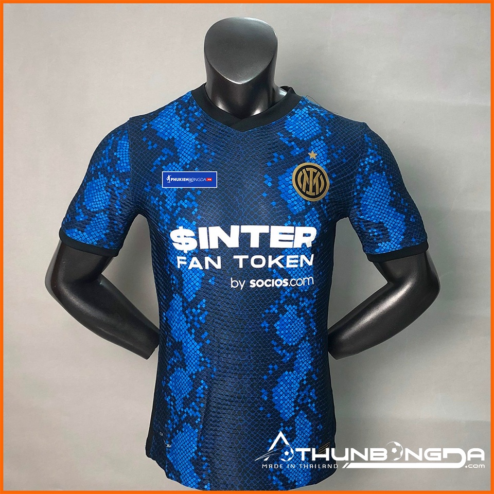 Áo Inter Milan xanh đen sân nhà 2021/2022, 2021/22 Bản PLAYER Issue Body fit cao cấp (Thái Lan)