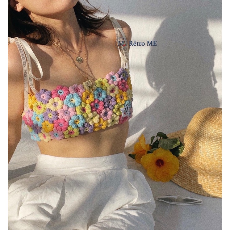 Áo len hoa Floral ME Top