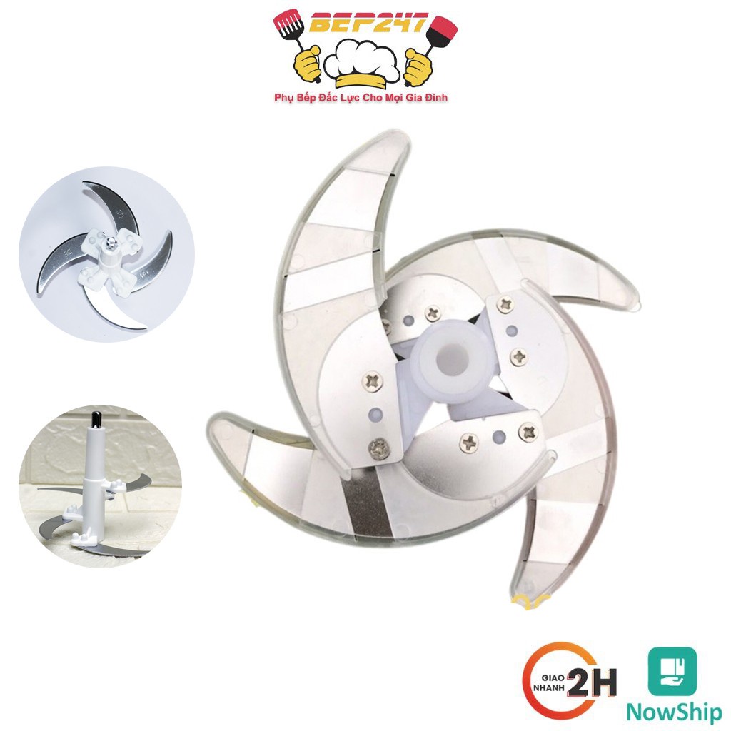 Lưỡi Dao Máy Xay Thịt Inox, Phụ Kiện Máy Xay Thịt 2L Đa Năng }