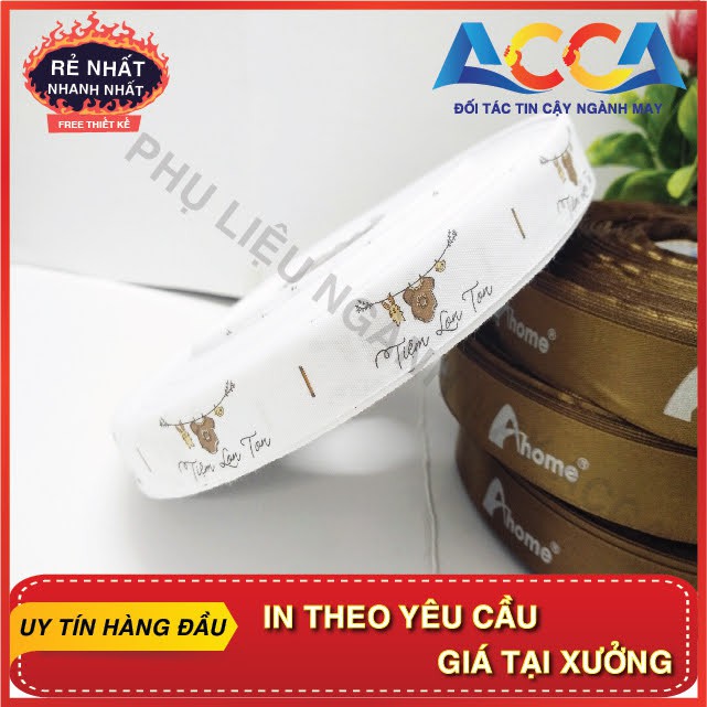 1 CUỘN MÁC COTTON_MỀM MỊN, KHÔNG GẤY NGỨA, PHÙ HỢP ĐỒ TRẺ EM_NHÃN MÁC QUẦN ÁO IN THEO YÊU CẦU_