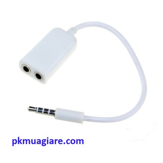 Cáp chia jack 3.5 ra 2 đầu