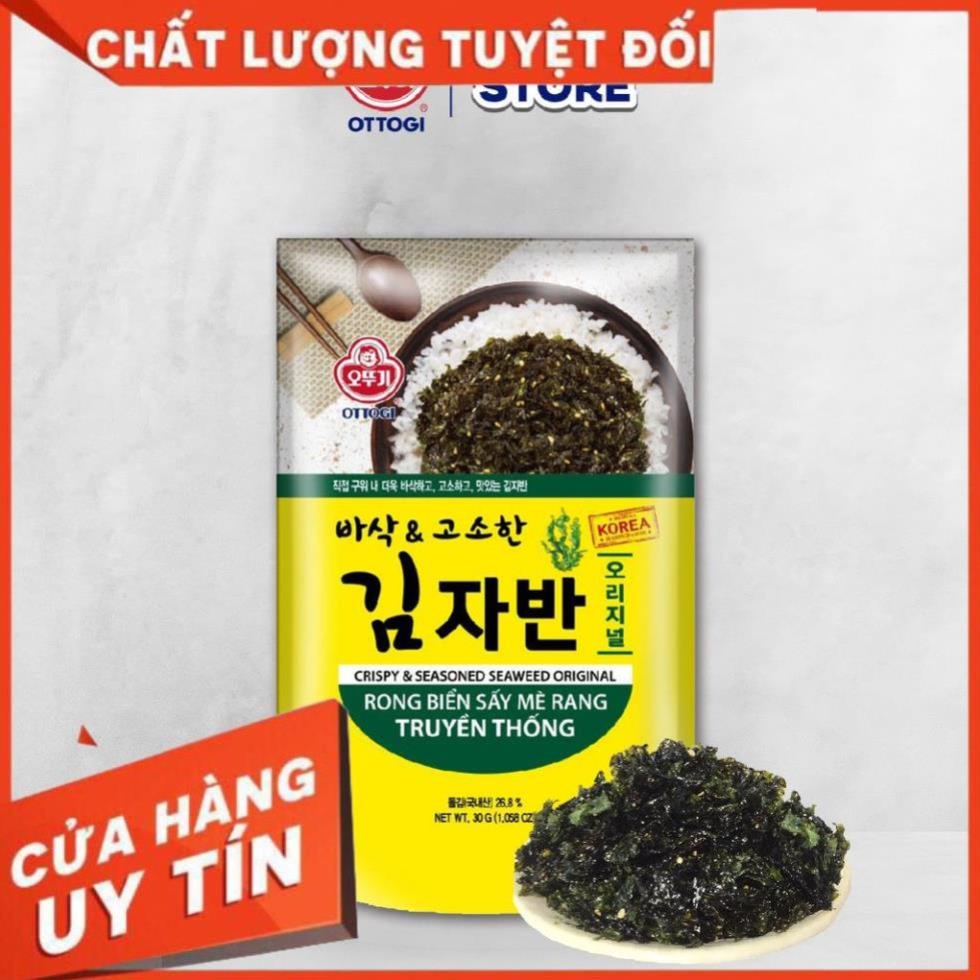 (DEAL XỊN- GIÁ RẺ) New -  Rong biển sấy mè rang vị truyền thống Ottogi 30g - Siêu hot.