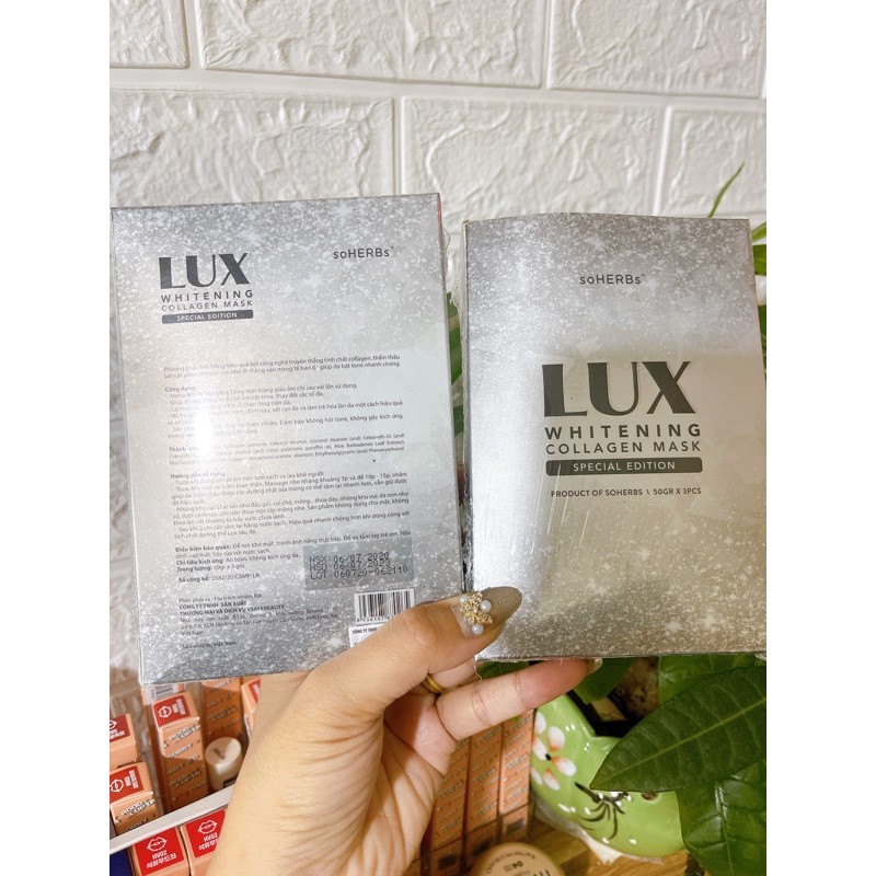 Ủ TRẮNG DỊCH YẾN TƯƠI LUX ( cam kết chính hãng)