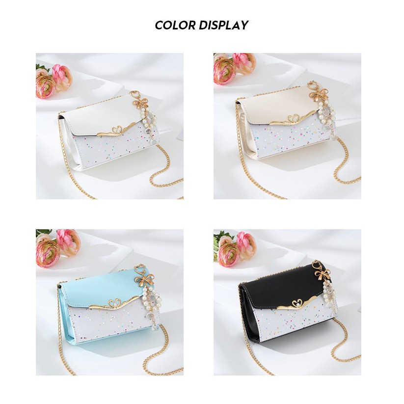 Túi Đeo Chéo T04 Khóa Ngỗng Màu Đen