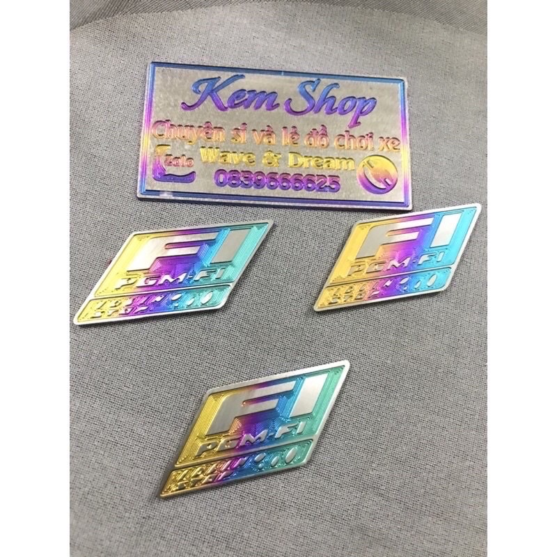 Logo Fi Titan Sẵn Kéo Dán 3M dán các loại xe.