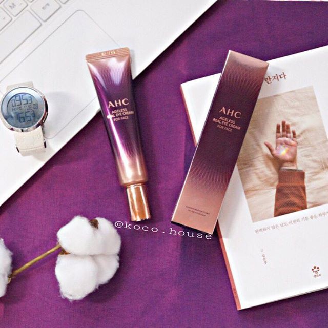 Kem Mắt AHC Ultimate Real Eye Cream For Face Phiên Bản Mới Nhất Tuýp Tím | BigBuy360 - bigbuy360.vn