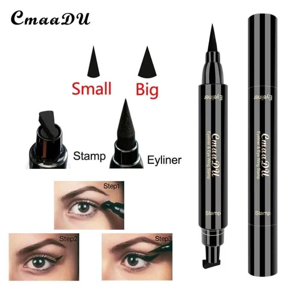 [Hàng mới về] Bút Kẻ Mắt 2 Trong 1 Chống Thấm Nước Lâu Trôi Cao Cấp