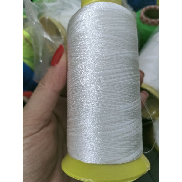 Cuộn chỉ dù ni lông làm dây xâu hạt châu, hạt ngọc, xâu chuỗi làm vòng handmade