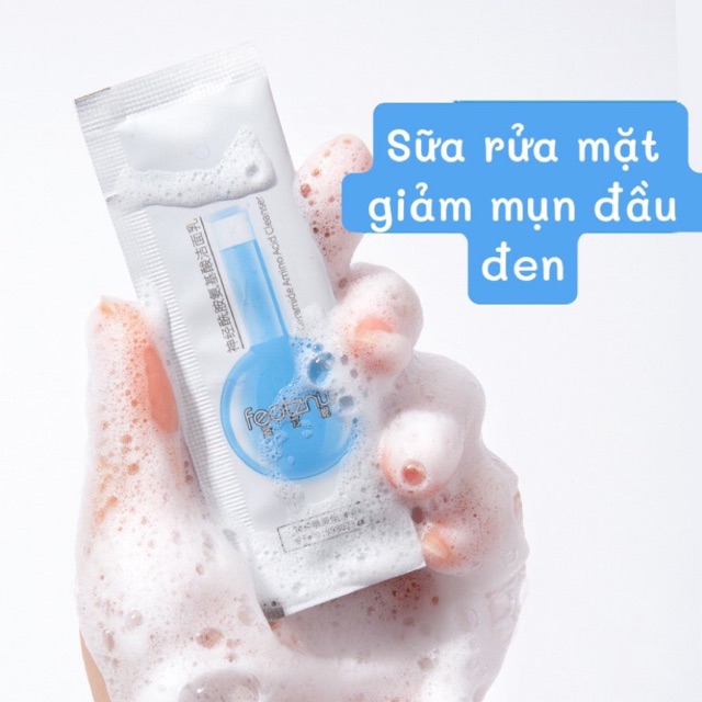 Lẻ 1 Gói sữa rửa mặt Axit amin amide sạch da giảm mụn đầu đen | BigBuy360 - bigbuy360.vn