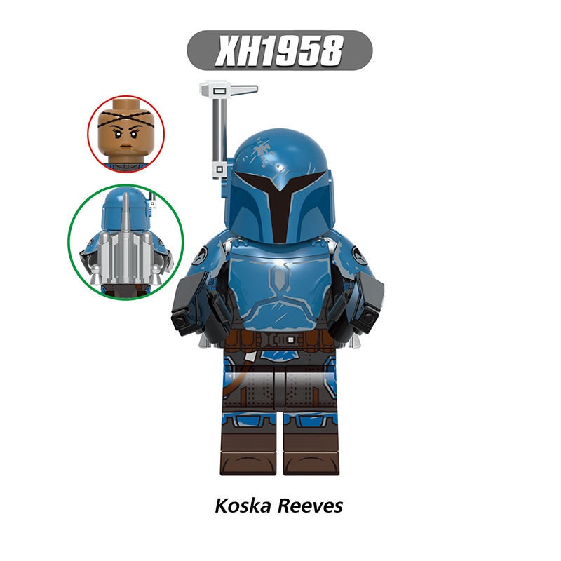 Mô Hình Nhân Vật Boba Fett Jango Fett Luke Skywalker X0343